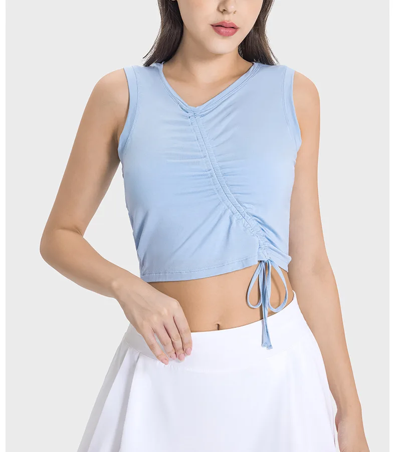 Yoga Clothes Shirts Sports Top Vest Woman Gym Fitness Outdoor Jogging Breathable Pleated Design Commuting Leisure Tank Top
Yoga Clothes Shirts Sports Top Vest Woman Gym Fitness Outdoor Jogging Breathable Pleated Design Commuting Leisure Tank Top
