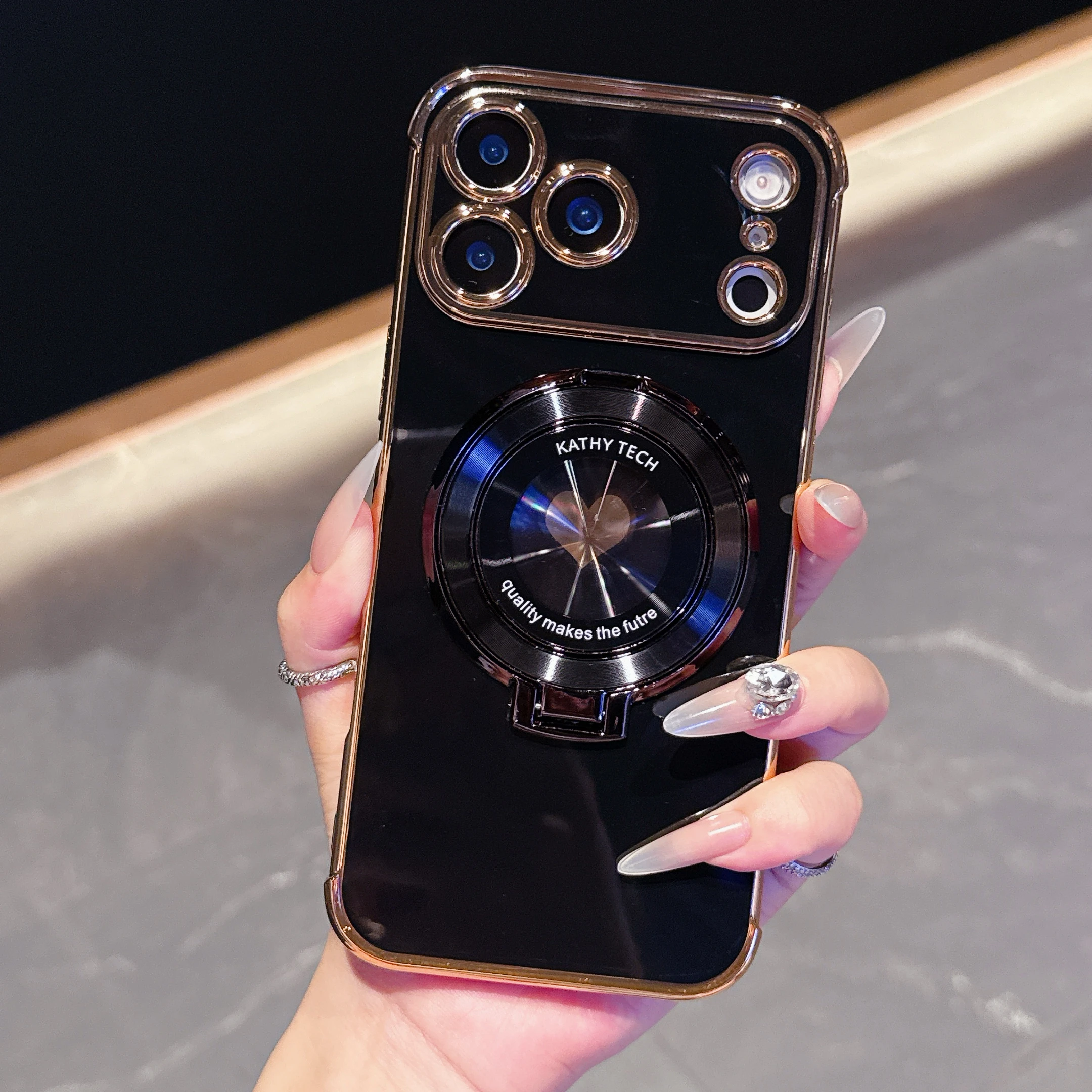 3D Heart CD-лупа для iPhone 15-17 pro, чехол с гальванической рамкой, встроенная подставка, противоударный чехол из ТПУ для Apple iPhone
3D Heart CD-лупа для iPhone 15-17 pro, чехол с гальванической рамкой, встроенная подставка, противоударный чехол из ТПУ для Apple iPhone