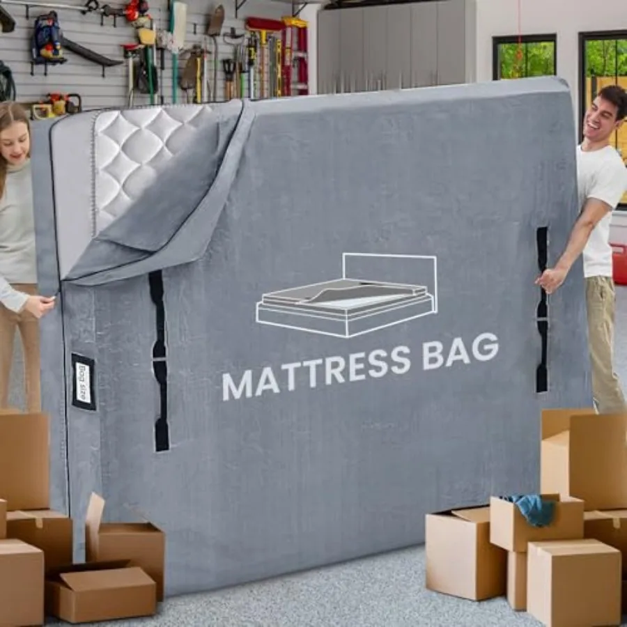 Mattress Bags for Moving and Storage, Waterproof Mattress Protector Mattress Cover ifornia with 8 Heavy Duty Handles and Zipper
Mattress Bags for Moving and Storage, Waterproof Mattress Protector Mattress Cover ifornia with 8 Heavy Duty Handles and Zipper