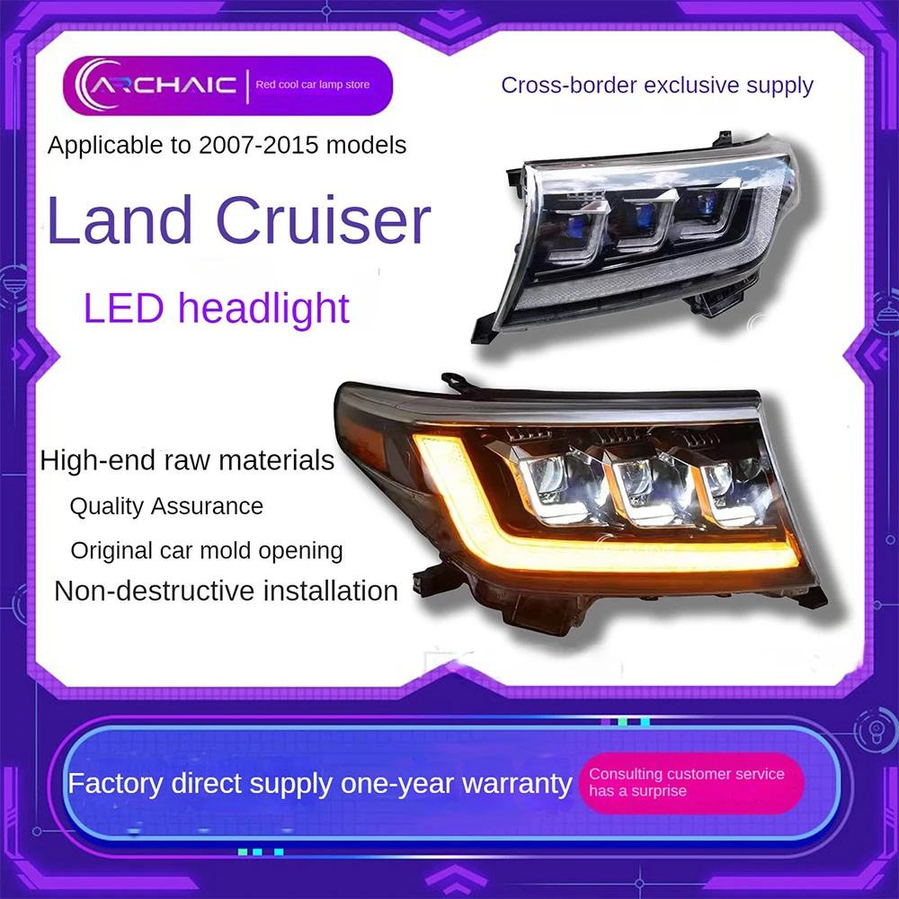 Подходит для 2007-2015 Land Cruiser, фары в сборе, галогенные модифицированные фонари, рукоятка
Подходит для 2007-2015 Land Cruiser, фары в сборе, галогенные модифицированные фонари, рукоятка