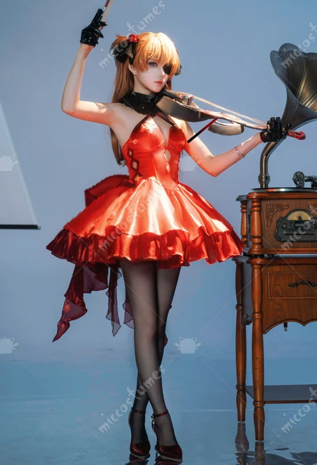 miccostumes Women's Nikke Cosplay Costume Red Gown Dress with Gloves Stockings Halloween Cosplay Costume
miccostumes Women's Nikke Cosplay Costume Red Gown Dress with Gloves Stockings Halloween Cosplay Costume