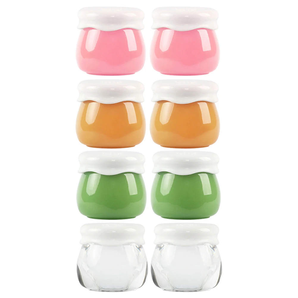 8pcs Jars Travel Containers Small Sample Bottles Portable Cream Boxes Lip Scrub Holders Plastic Packaging Tight Seal
8pcs Jars Travel Containers Small Sample Bottles Portable Cream Boxes Lip Scrub Holders Plastic Packaging Tight Seal
