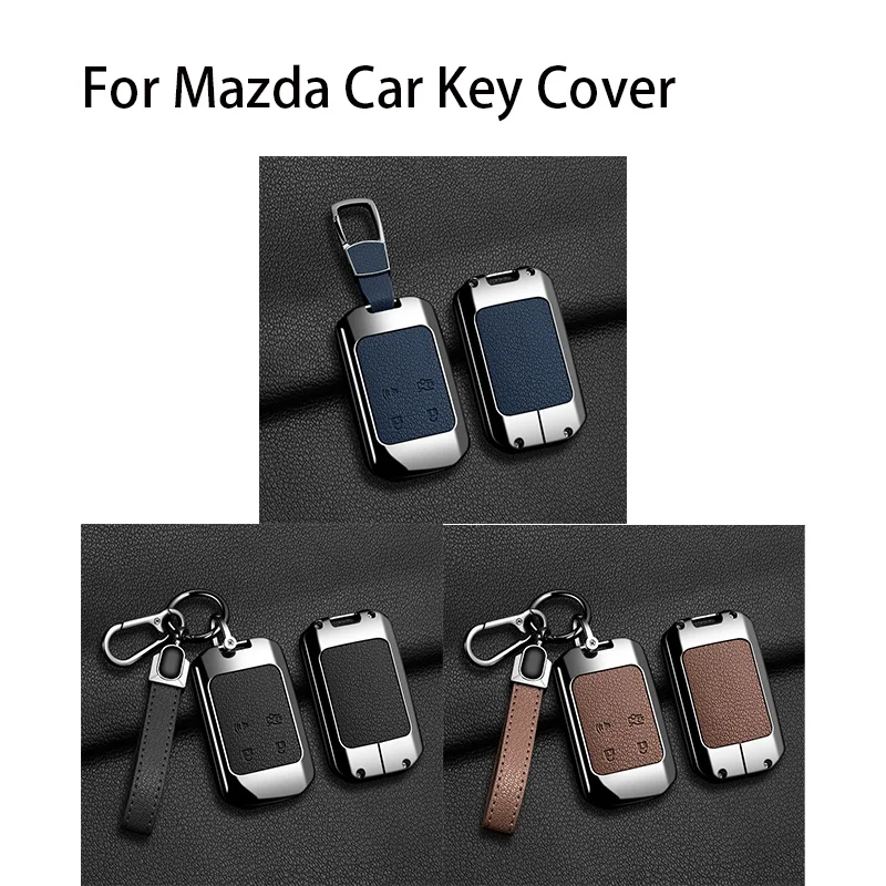 Car Zinc Alloy Leather Key Case Cover Holder For Mazda EZ6 EZ6200 130 480 600 Protective Shell Keychain Accessories
Car Zinc Alloy Leather Key Case Cover Holder For Mazda EZ6 EZ6200 130 480 600 Protective Shell Keychain Accessories