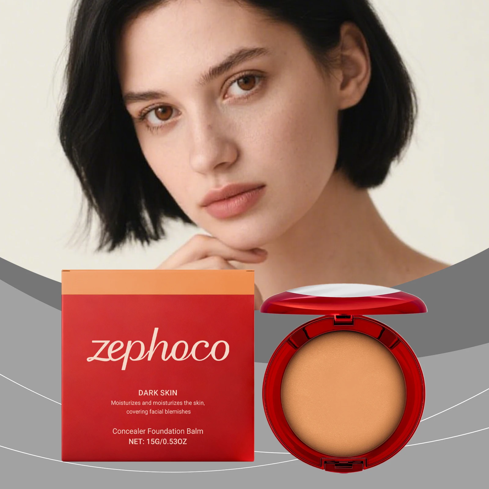 Deep Tone Concealer Foundation Cream - Moisturizing Matte, Transparent Lightweight, Blendable & Covers Blemishes Nourishingly
Deep Tone Concealer Foundation Cream - Moisturizing Matte, Transparent Lightweight, Blendable & Covers Blemishes Nourishingly