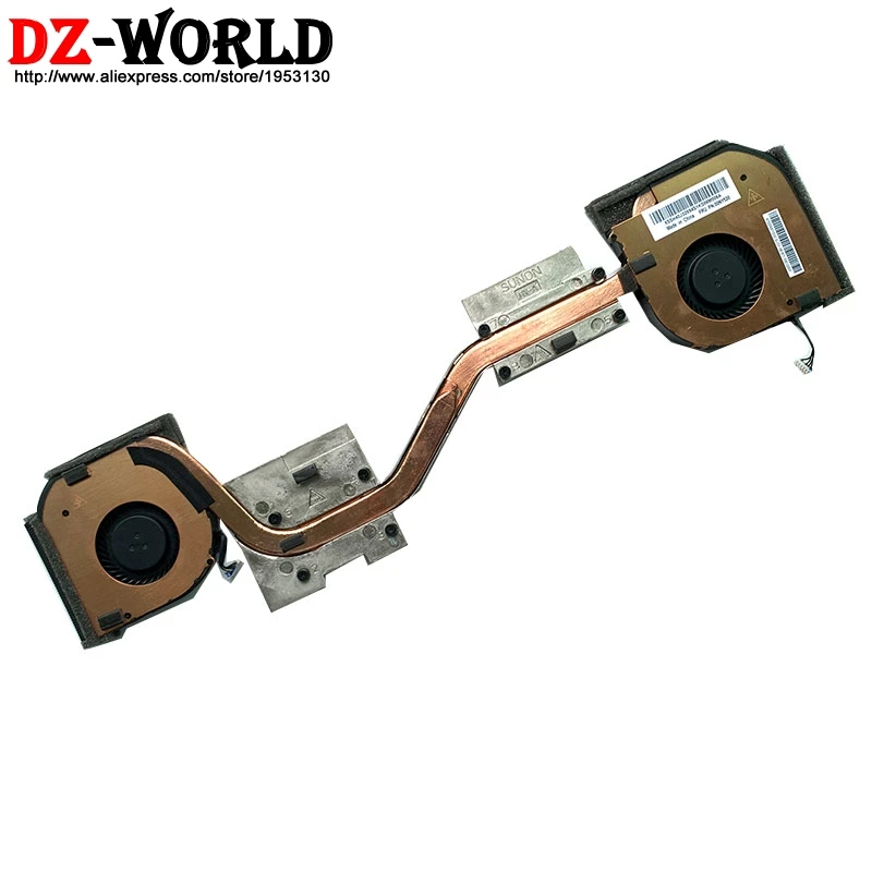 New Original SWG Discrete Graphics CPU Heatsink Cooler Cooling Fan for Lenovo ThinkPad P50 P51 Laptop 00NY520 00UR800 00NY521
New Original SWG Discrete Graphics CPU Heatsink Cooler Cooling Fan for Lenovo ThinkPad P50 P51 Laptop 00NY520 00UR800 00NY521
