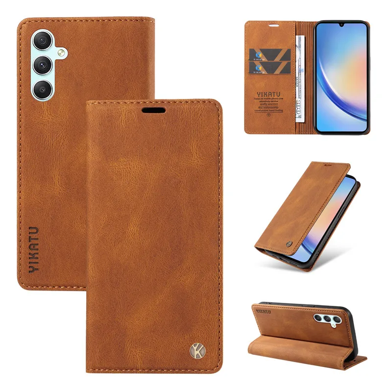 Fashion Flip Leather Phone Case For Samsung Galaxy A54 A34 A33 A53 A73 A24 A23 A22 A32 A14 4G 5G Wallet Card Slot Shell Cover
Fashion Flip Leather Phone Case For Samsung Galaxy A54 A34 A33 A53 A73 A24 A23 A22 A32 A14 4G 5G Wallet Card Slot Shell Cover