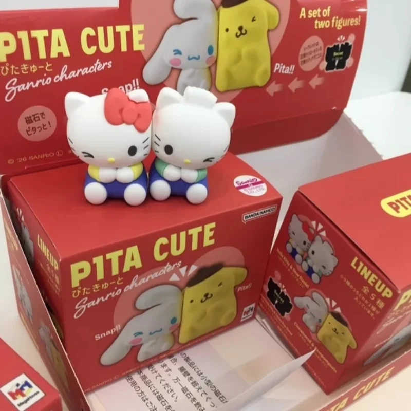Bandai New Original In-Stock PITA CUTE Sanrio Sticker Rubber Figure Magnetic Cute Pieces Blind Box Cute Doll Ornament Toys Gifts
Bandai New Original In-Stock PITA CUTE Sanrio Sticker Rubber Figure Magnetic Cute Pieces Blind Box Cute Doll Ornament Toys Gifts