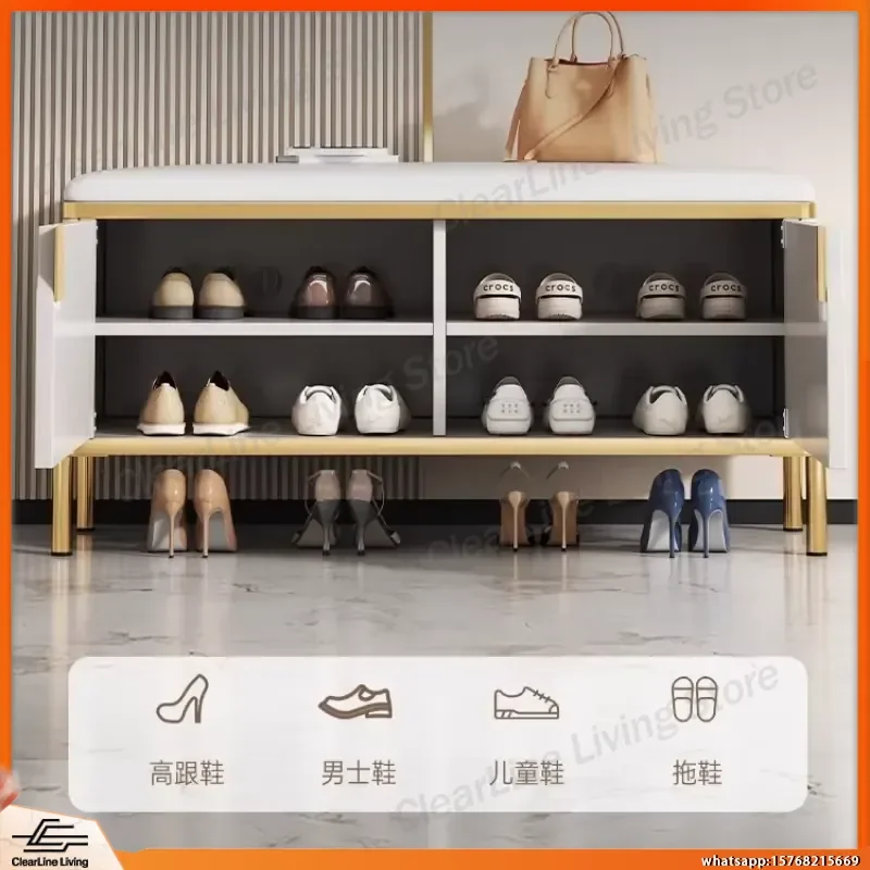 Modern Entryway Shoe Cabinet with Seat Stool Integrated Storage for Shoes Soft Cushioned Luxury Shoe Changing Bench Home
Modern Entryway Shoe Cabinet with Seat Stool Integrated Storage for Shoes Soft Cushioned Luxury Shoe Changing Bench Home
