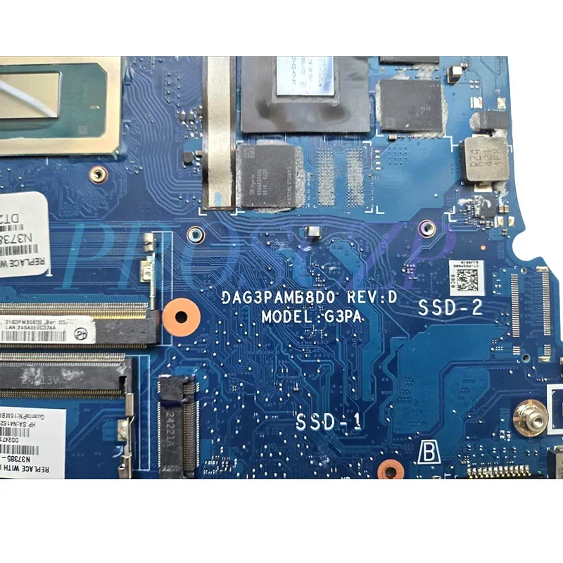 DAG3PAMB8D0 For HP Victus 15-FA Laptop Motherboard With I7-13700H CPU RTX3050 RTX4050 GPU DDR4 100%Tested OK
DAG3PAMB8D0 For HP Victus 15-FA Laptop Motherboard With I7-13700H CPU RTX3050 RTX4050 GPU DDR4 100%Tested OK