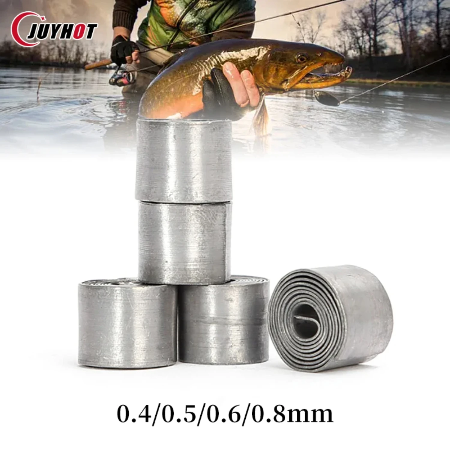 1Pcs 0.4/0.5/0.6/0.8mm Fishing Lead Sheet Fishing Small Roll Lead Skin Roll Fishing Gear Accessories Lead Skin Roll
1Pcs 0.4/0.5/0.6/0.8mm Fishing Lead Sheet Fishing Small Roll Lead Skin Roll Fishing Gear Accessories Lead Skin Roll