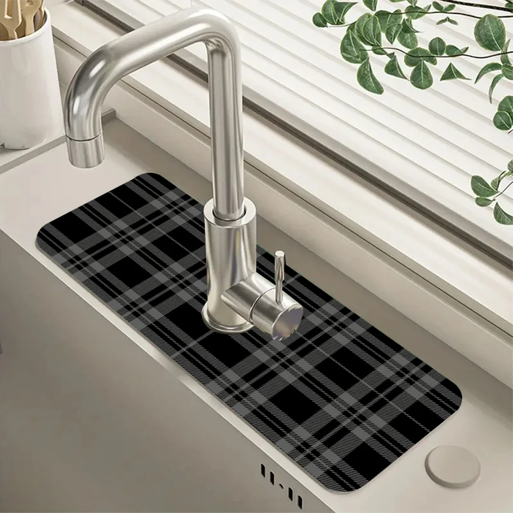 Check Pttern Faucet Mat For Kitchen Sink Protectors Kitchen Accessories Rubber Mat Splash Guard, Bathroom Faucet Mat
Check Pttern Faucet Mat For Kitchen Sink Protectors Kitchen Accessories Rubber Mat Splash Guard, Bathroom Faucet Mat