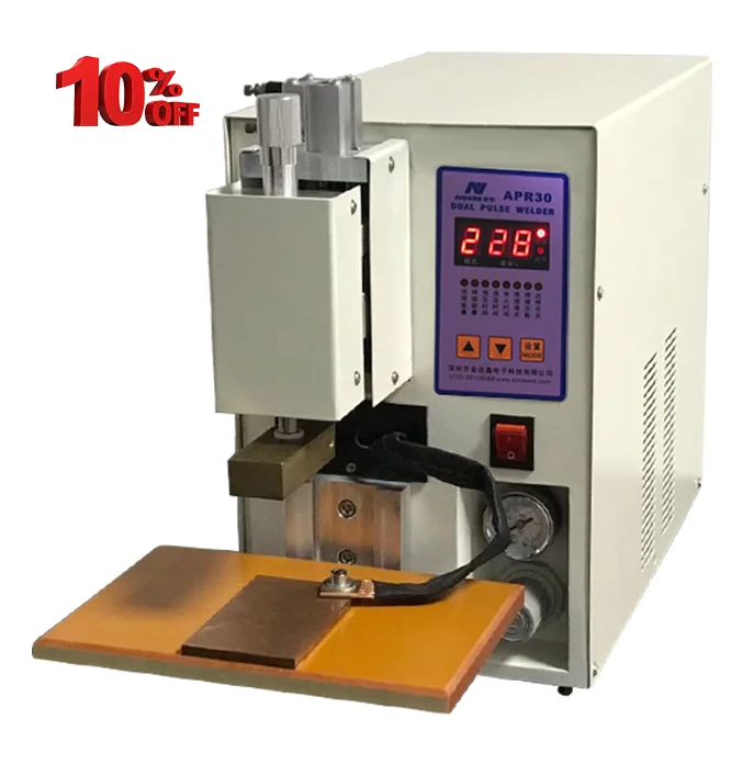 Lab Lithium Battery Single Side Pneumatic Tab Welder Equipment Spot Welding Machine for 18650 Cylindrical Cell Pack Welding
Lab Lithium Battery Single Side Pneumatic Tab Welder Equipment Spot Welding Machine for 18650 Cylindrical Cell Pack Welding