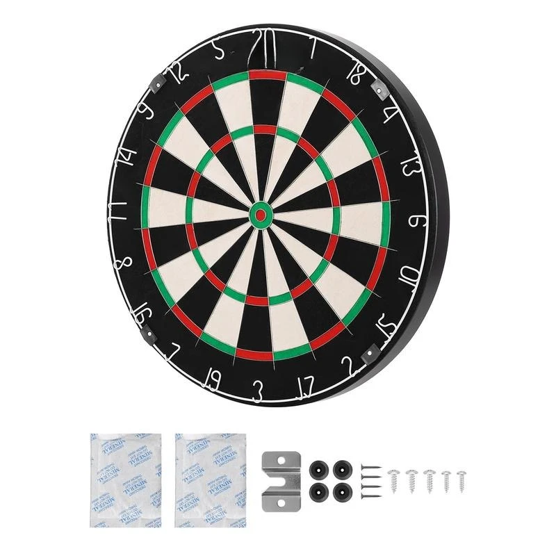 Dart Board, High-Grade Self-Healing Sisal Fiber Dartboard with Staple-Free Bullseye, Blade Wire & Rotating Number Ring, 17.7" Professional Dartboard for Home Party Game Room (Darts Not Included)
Dart Board, High-Grade Self-Healing Sisal Fiber Dartboard with Staple-Free Bullseye, Blade Wire & Rotating Number Ring, 17.7" Professional Dartboard for Home Party Game Room (Darts Not Included)