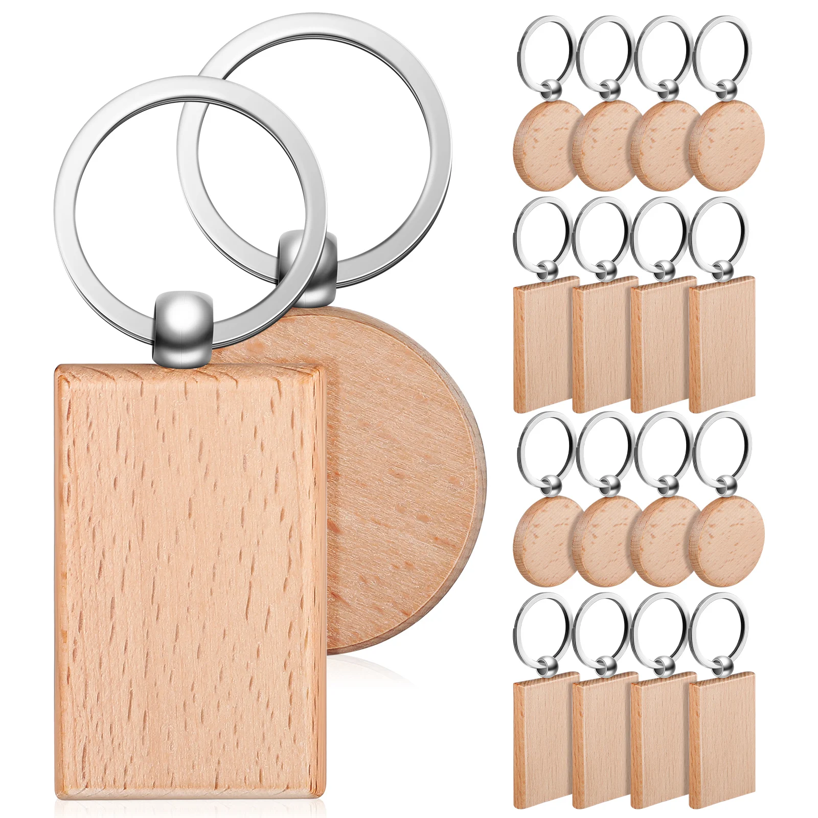 18 Pcs Blanks Beech Multi Use Engrave Wood Keychain Craft Wood Keychain Blanks Smooth Finish Key Rings Accessories
18 Pcs Blanks Beech Multi Use Engrave Wood Keychain Craft Wood Keychain Blanks Smooth Finish Key Rings Accessories