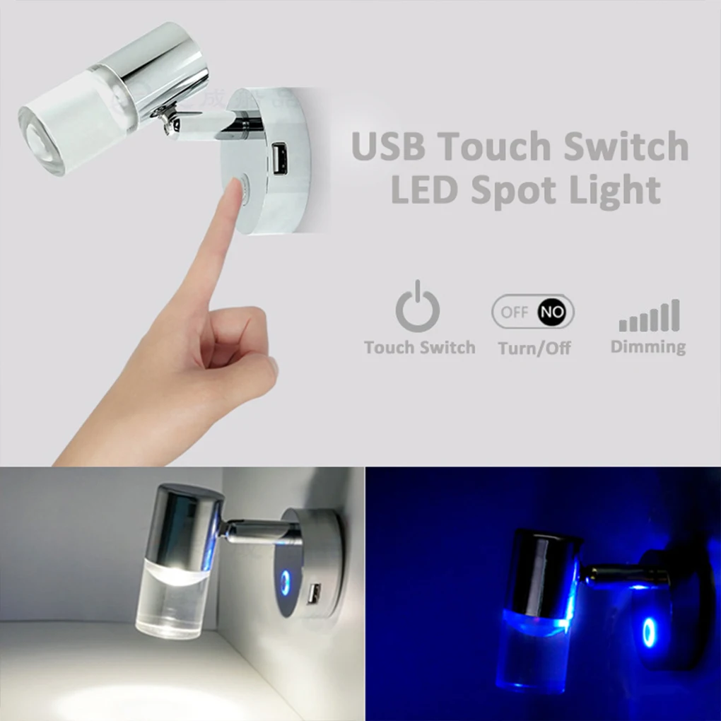 12V Adjustable LED Interior Spot Reading Light With USB Interface Wall Lamp Flexible Spotlight Boat Lighting
12V Adjustable LED Interior Spot Reading Light With USB Interface Wall Lamp Flexible Spotlight Boat Lighting