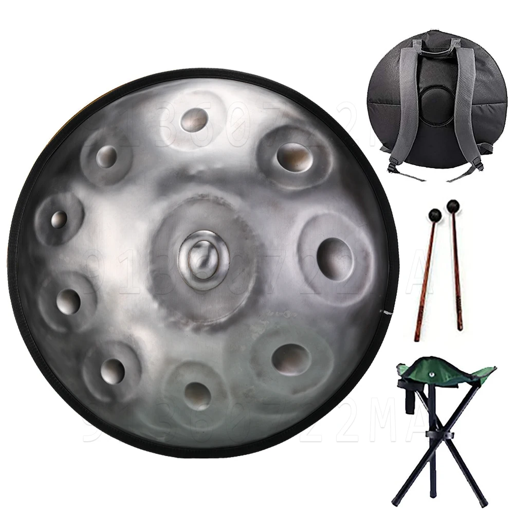 440Hz Hluru handpan drum 9/10 note 22 inch steel tongue drum professional tambor yoga meditation music drum instrument gift
440Hz Hluru handpan drum 9/10 note 22 inch steel tongue drum professional tambor yoga meditation music drum instrument gift