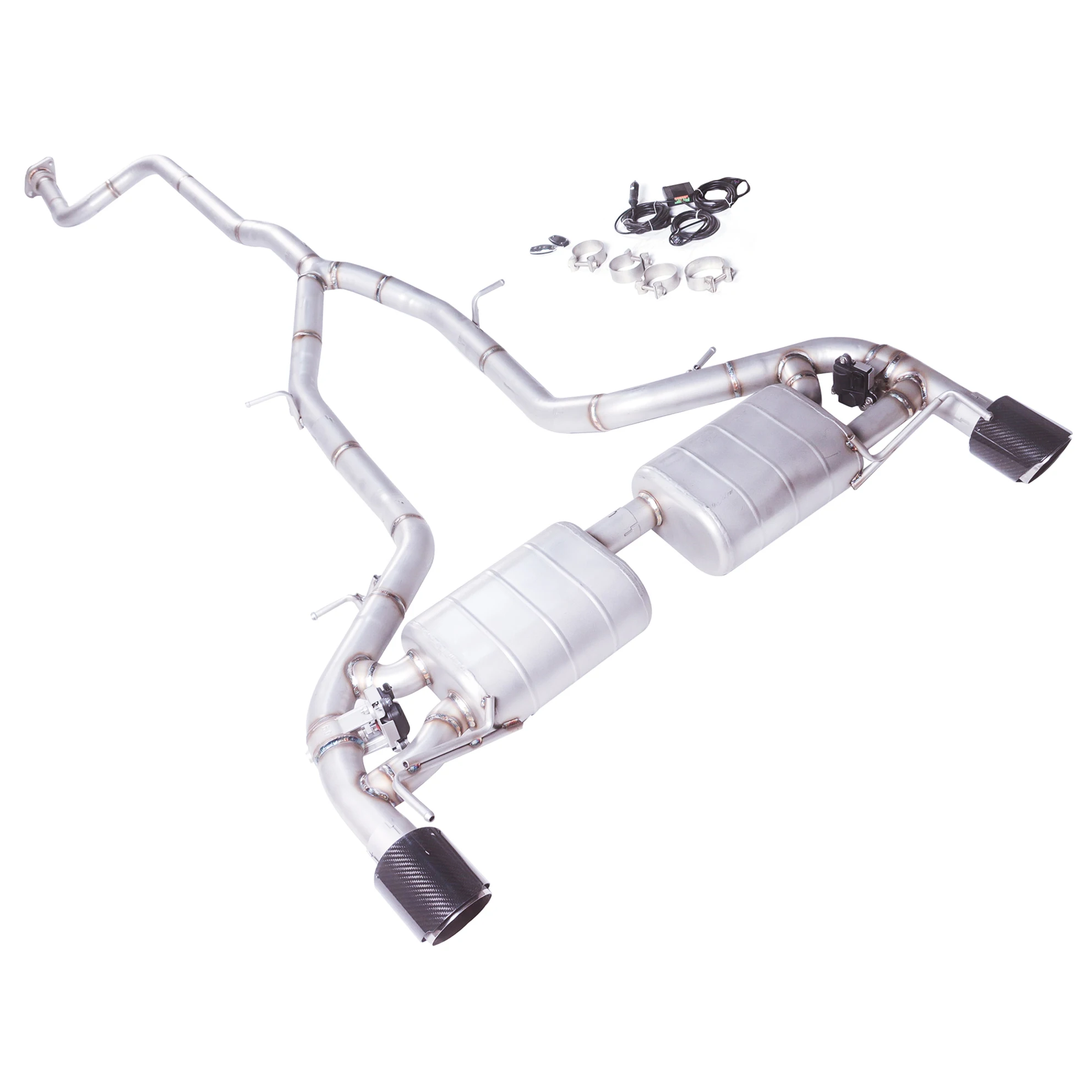 For Applicable to the 2015-2024 Chevrolet Camaro 2.0T 304 Stainless Steel Catback Valvetronic Exhaust System Muffler
For Applicable to the 2015-2024 Chevrolet Camaro 2.0T 304 Stainless Steel Catback Valvetronic Exhaust System Muffler