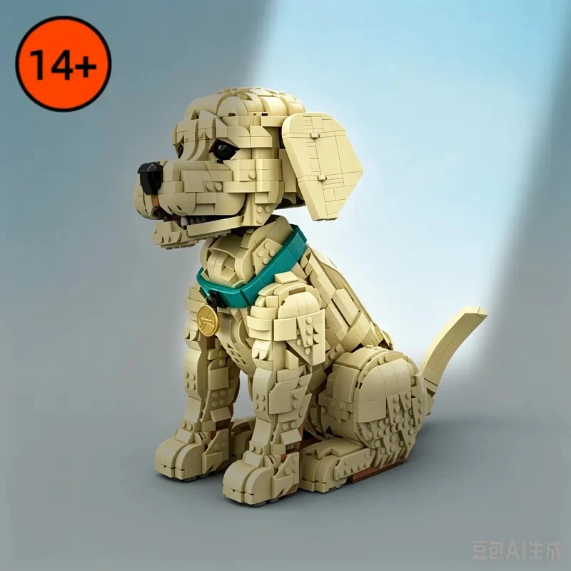 2102pcs Creative Animal Model Series Golden Retriever Puppy Adult Puzzle Building Blocks Birthday Gift 11384
2102pcs Creative Animal Model Series Golden Retriever Puppy Adult Puzzle Building Blocks Birthday Gift 11384