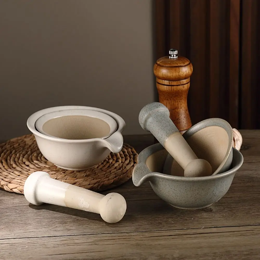 Tableware Ceramic Grinding Bowl Rod Set Manual Durable Rice Paste Bowl Multifunctional Garlic Mortar Pestle Herb
Tableware Ceramic Grinding Bowl Rod Set Manual Durable Rice Paste Bowl Multifunctional Garlic Mortar Pestle Herb