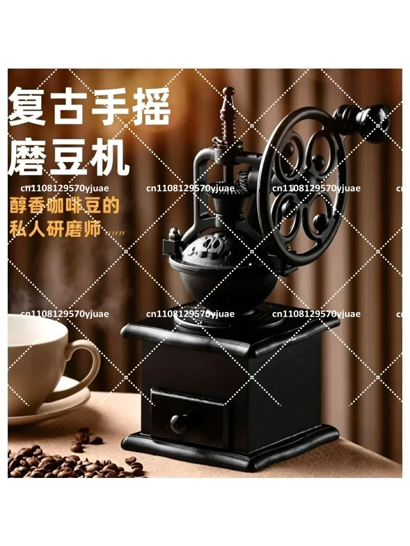 Antique Round Manual Coffee Grinder, Hand Crank Coffee Mill for Home, Premium Manual Coffee Machine
Antique Round Manual Coffee Grinder, Hand Crank Coffee Mill for Home, Premium Manual Coffee Machine