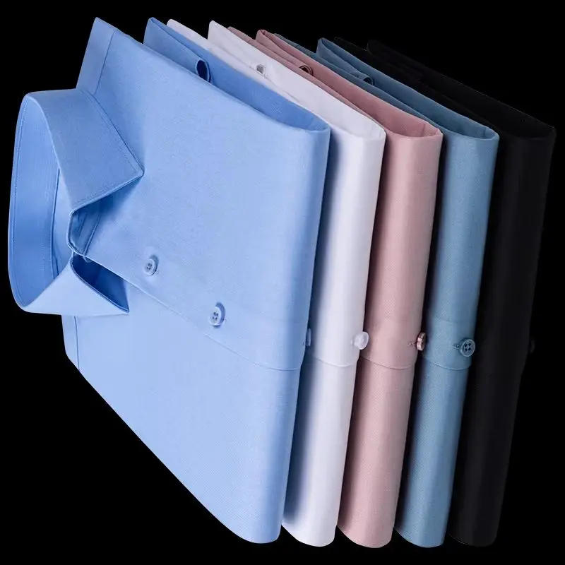 Non-Iron 8XL Office blue White Shirt Modal short sleeves Shirt Men Long Sleeve Anti-wrinkle Business Men's Long Sleeved Shirt
Non-Iron 8XL Office blue White Shirt Modal short sleeves Shirt Men Long Sleeve Anti-wrinkle Business Men's Long Sleeved Shirt
