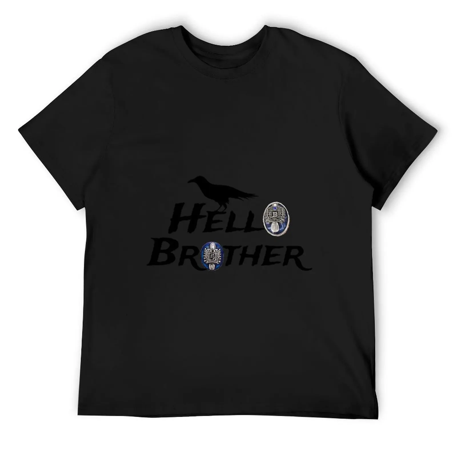 Hello Brother Crest and Raven T-Shirt plus size tops Funny t-shirt aesthetic clothes new edition mens clothes
Hello Brother Crest and Raven T-Shirt plus size tops Funny t-shirt aesthetic clothes new edition mens clothes