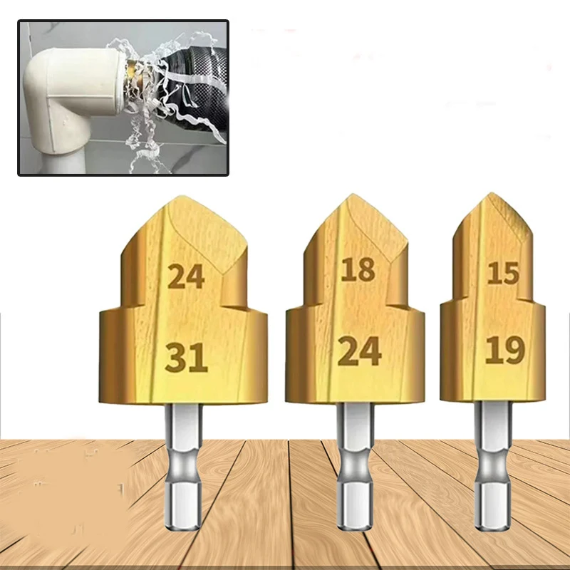 Ступенчатое сверло PPR с шестигранным хвостовиком (20/25/32 мм) — для пластиковых труб, водяного шланга, ПВХ
Ступенчатое сверло PPR с шестигранным хвостовиком (20/25/32 мм) — для пластиковых труб, водяного шланга, ПВХ