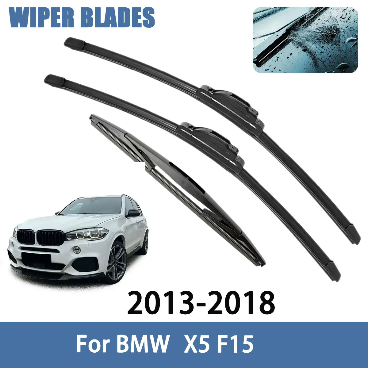 Car Wiper Blade Windscreen Front Rear Wipers Blade For BMW X5 F15 2013-2018 Auto Car Accessories Styling
Car Wiper Blade Windscreen Front Rear Wipers Blade For BMW X5 F15 2013-2018 Auto Car Accessories Styling