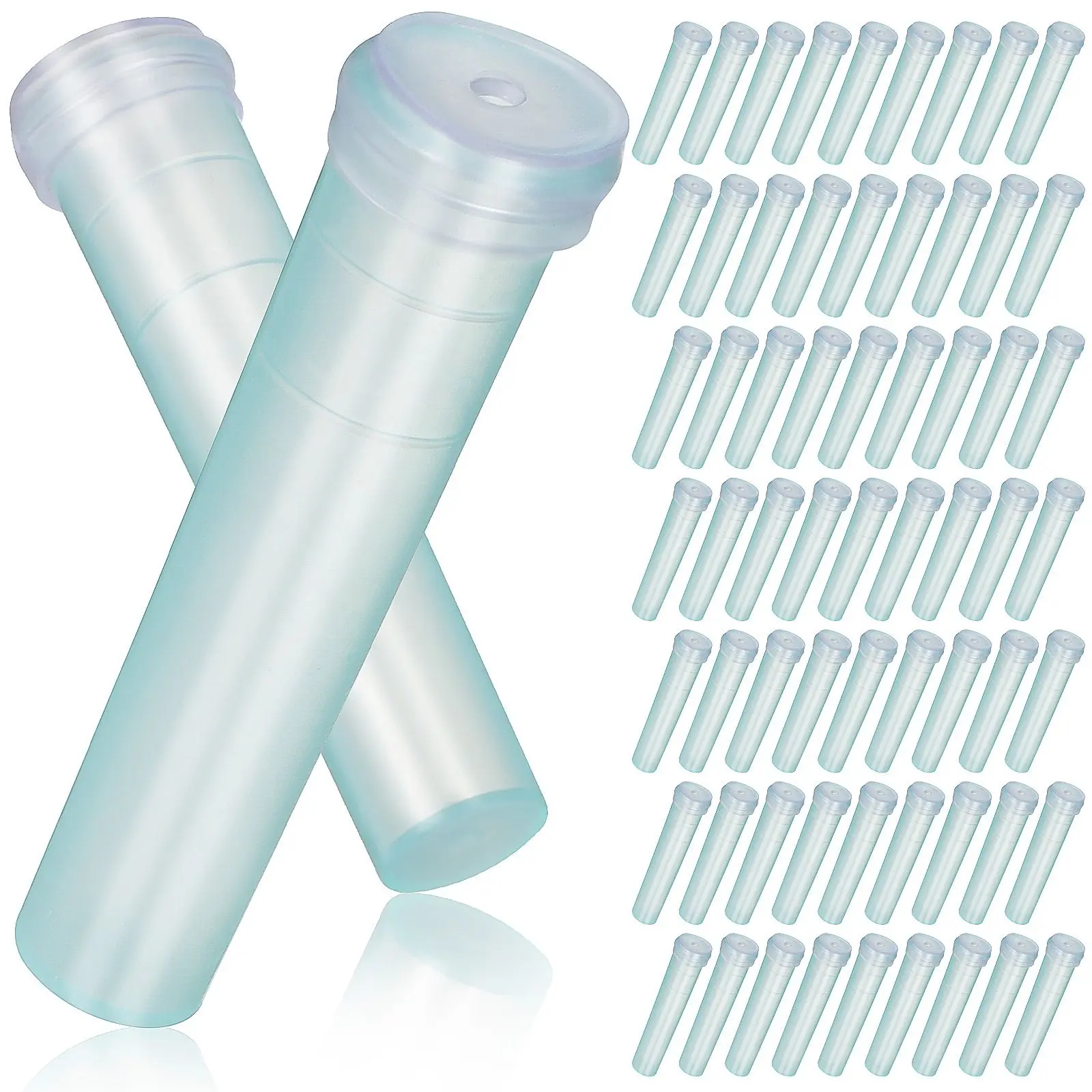 100 Pcs 7CM Blue Flower Preservation Tubes Reusable Plastic Water Containers for Arrangement Floral Test Tubes with Cap
100 Pcs 7CM Blue Flower Preservation Tubes Reusable Plastic Water Containers for Arrangement Floral Test Tubes with Cap