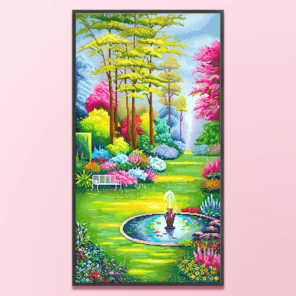 Secret Garden Printed Cross Stitch Kit 50x90cm DIY 11CT Thread Art Needlework (A)
Secret Garden Printed Cross Stitch Kit 50x90cm DIY 11CT Thread Art Needlework (A)