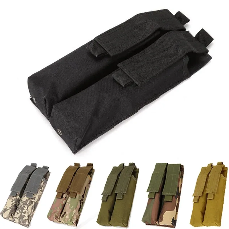 1pc Molle Double Pistol Magazine Pouch Mag Holster Outdoor Hunting Accessories Flashlight Holder EDC Tool Waist Bag Vest Pouches
1pc Molle Double Pistol Magazine Pouch Mag Holster Outdoor Hunting Accessories Flashlight Holder EDC Tool Waist Bag Vest Pouches