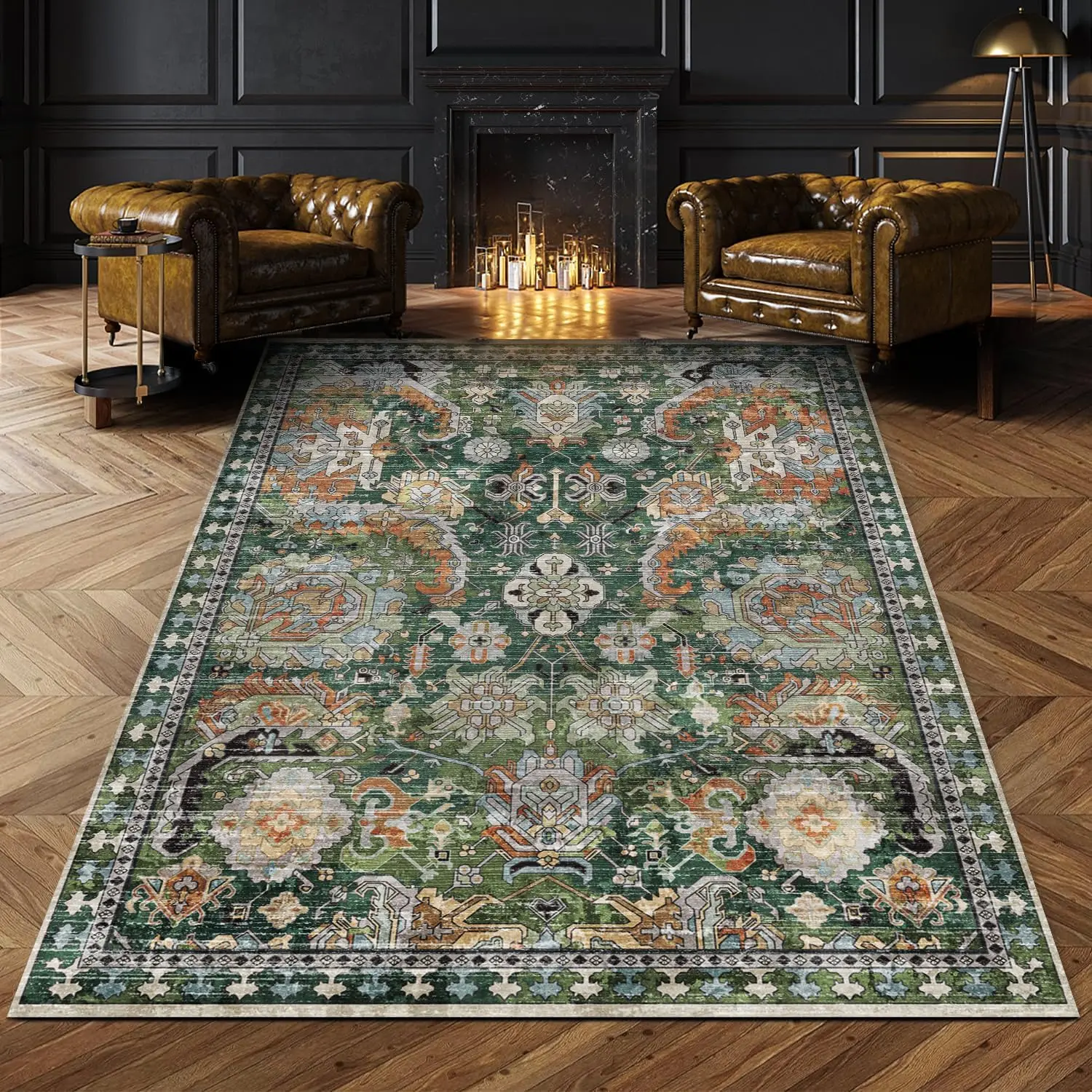 Washable Area Rug 8x10 Non-Slip Stain Resistant Vintage Tribal Design for Living Room Bedroom
Washable Area Rug 8x10 Non-Slip Stain Resistant Vintage Tribal Design for Living Room Bedroom