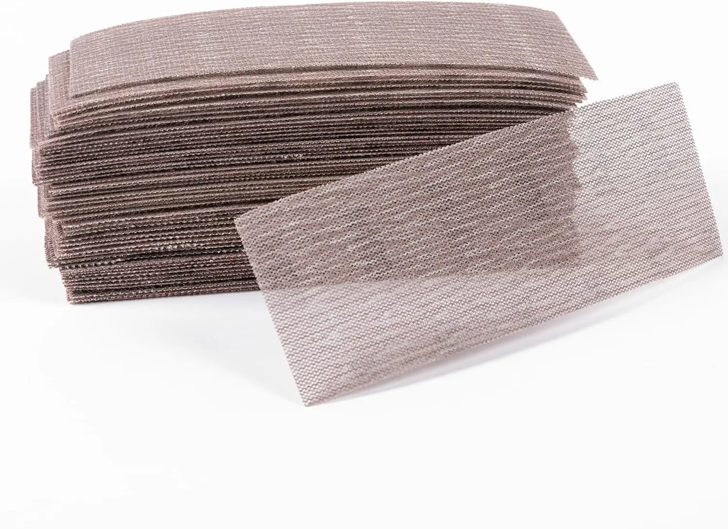 50pcs 2-3/4 x 8 in Mesh Sanding Discs Grit 80-400 Assortment,70x198mm Hook & Loop Anti-Blocking Net
50pcs 2-3/4 x 8 in Mesh Sanding Discs Grit 80-400 Assortment,70x198mm Hook & Loop Anti-Blocking Net