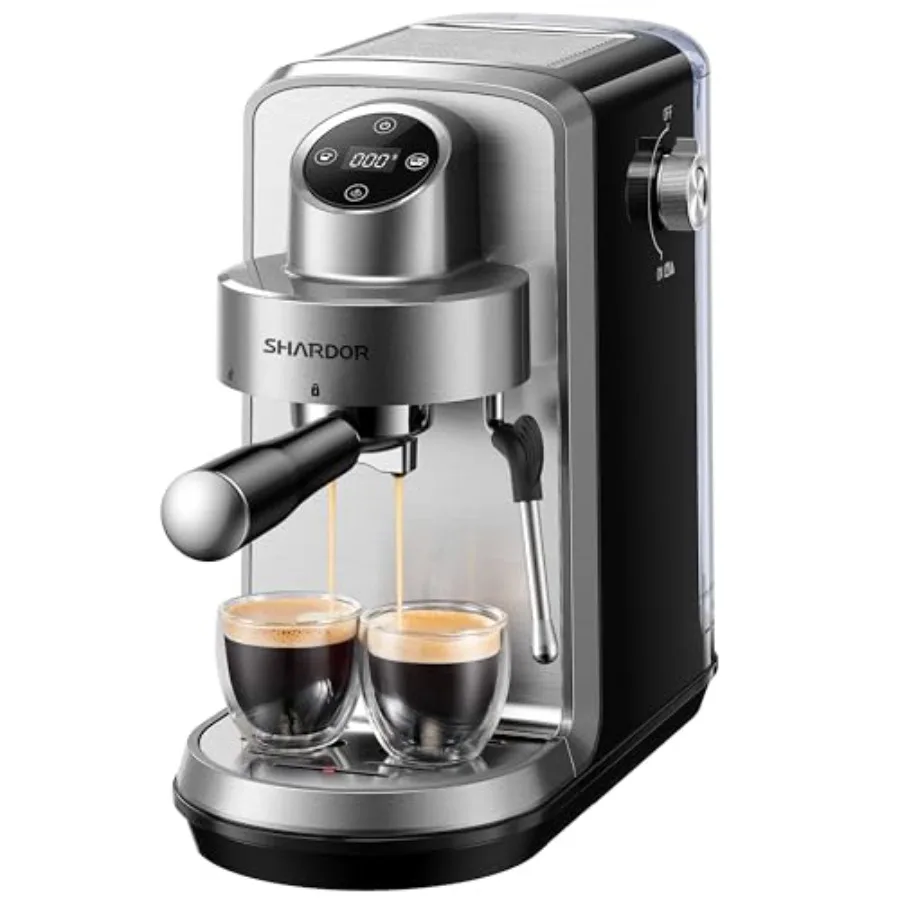 20 Bar Espresso Machine Touchscreen Expresso Coffee Machines with Steam Milk Frother for Home Espresso Coffee Maker for Cappucc
20 Bar Espresso Machine Touchscreen Expresso Coffee Machines with Steam Milk Frother for Home Espresso Coffee Maker for Cappucc