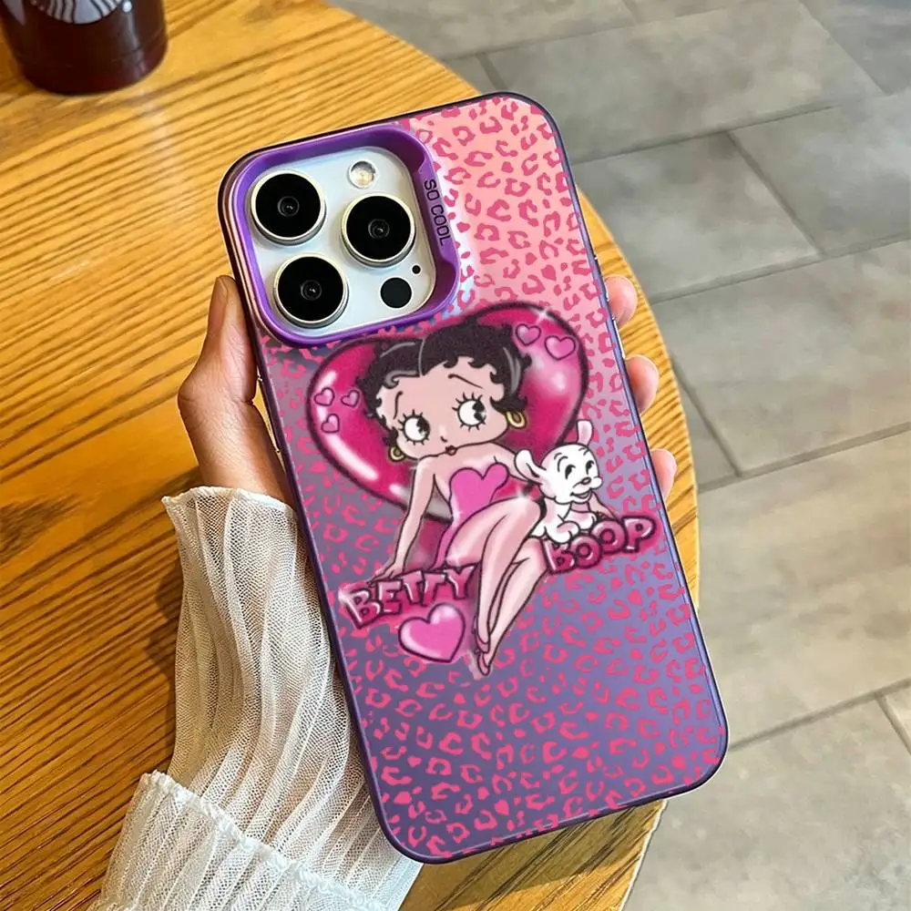 B-Betty Cute B-Boop Phone Case For iPhone 17,16,15,14,13,12,11 Plus,Pro Max,XS,Colorful Silver Purple Cover
B-Betty Cute B-Boop Phone Case For iPhone 17,16,15,14,13,12,11 Plus,Pro Max,XS,Colorful Silver Purple Cover