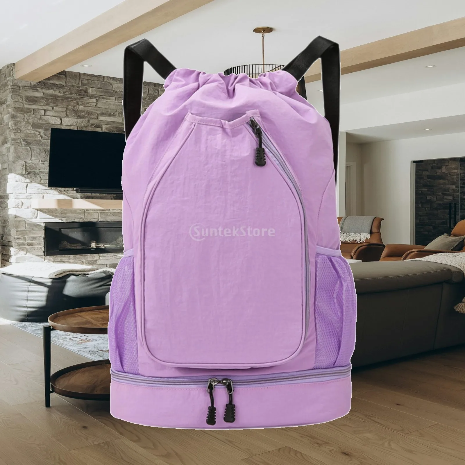 Basketball Bag with Shoe Compartment Water Resistant Tennis and Racquet Sports Backpack for Fitness
Basketball Bag with Shoe Compartment Water Resistant Tennis and Racquet Sports Backpack for Fitness