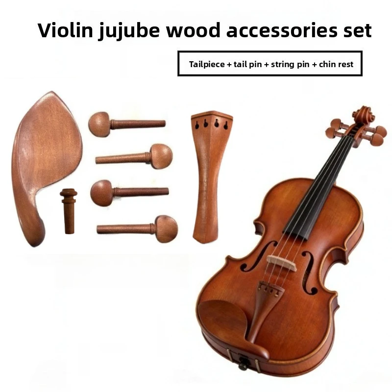 Набор аксессуаров для скрипки из палисандра: накладка на гриф, колышек, мостик, боковые пластины. Комплект для обслуживания и модернизации инструмента. Аксессуары из массива дерева.
Набор аксессуаров для скрипки из палисандра: накладка на гриф, колышек, мостик, боковые пластины. Комплект для обслуживания и модернизации инструмента. Аксессуары из массива дерева.
