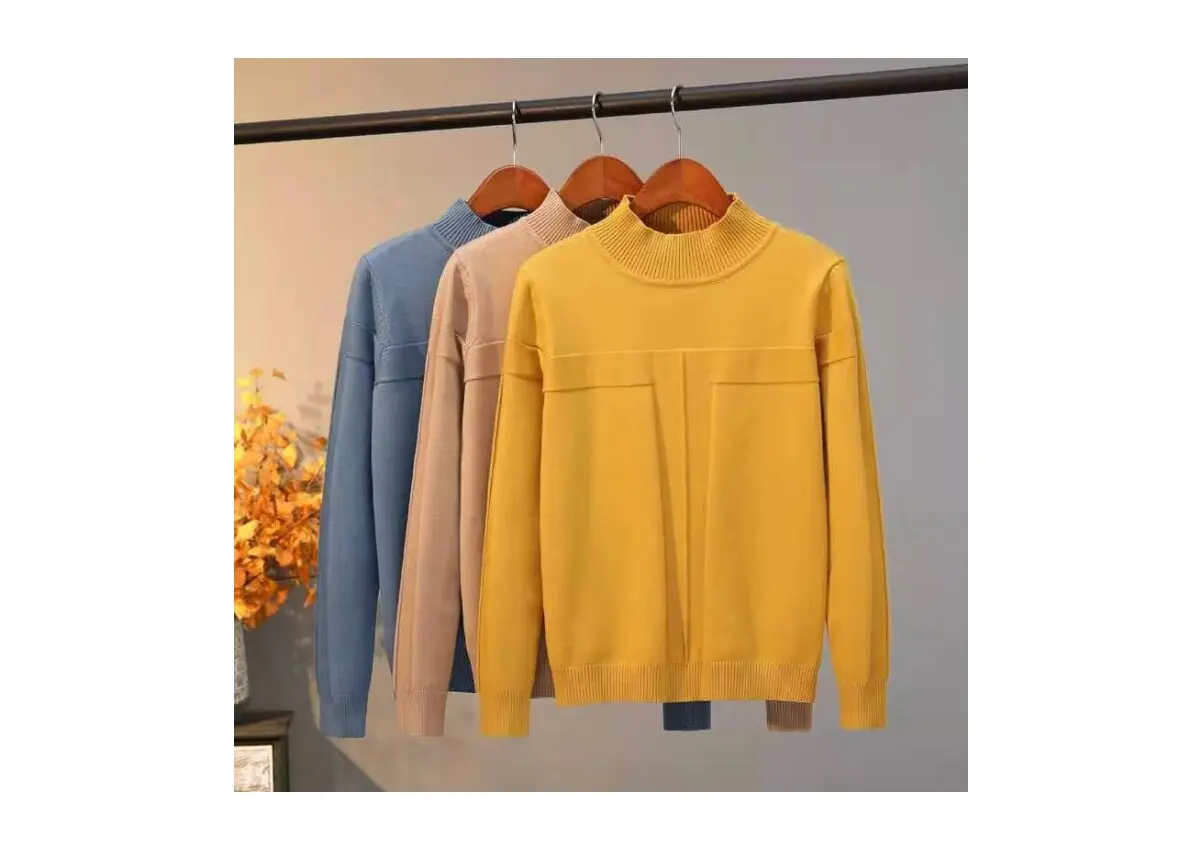 Women's semi-turtleneck chic sweater jumper basic women's sweater woman autumn and winter lady jumper casual sweater
Women's semi-turtleneck chic sweater jumper basic women's sweater woman autumn and winter lady jumper casual sweater