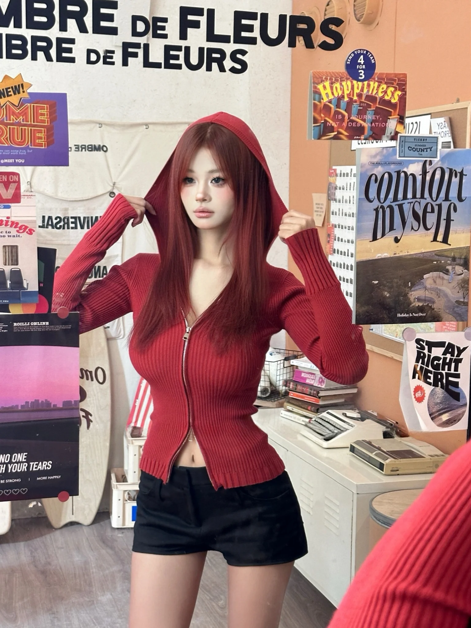 Sweet Sle Knitted Long Sve Hoodie Double Zipper Slim Fit Cardigan Women's Faion Outerwear Polyester Acrylic Nylon Blend
Sweet Sle Knitted Long Sve Hoodie Double Zipper Slim Fit Cardigan Women's Faion Outerwear Polyester Acrylic Nylon Blend