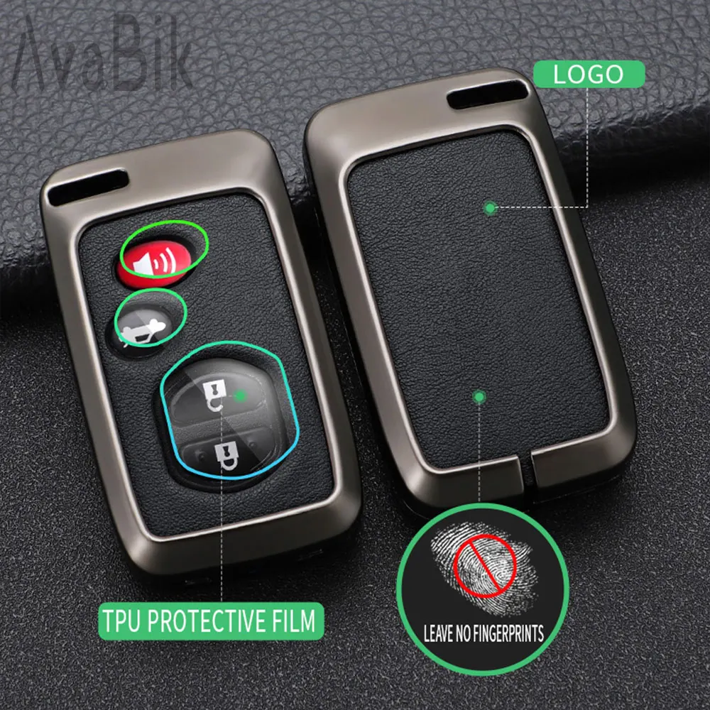 Zinc Alloy Car Remote Key Case Shell for Toyota Land Cruiser Key Case Old Camry Overbearing 10 Prado Highlander Unisex
Zinc Alloy Car Remote Key Case Shell for Toyota Land Cruiser Key Case Old Camry Overbearing 10 Prado Highlander Unisex