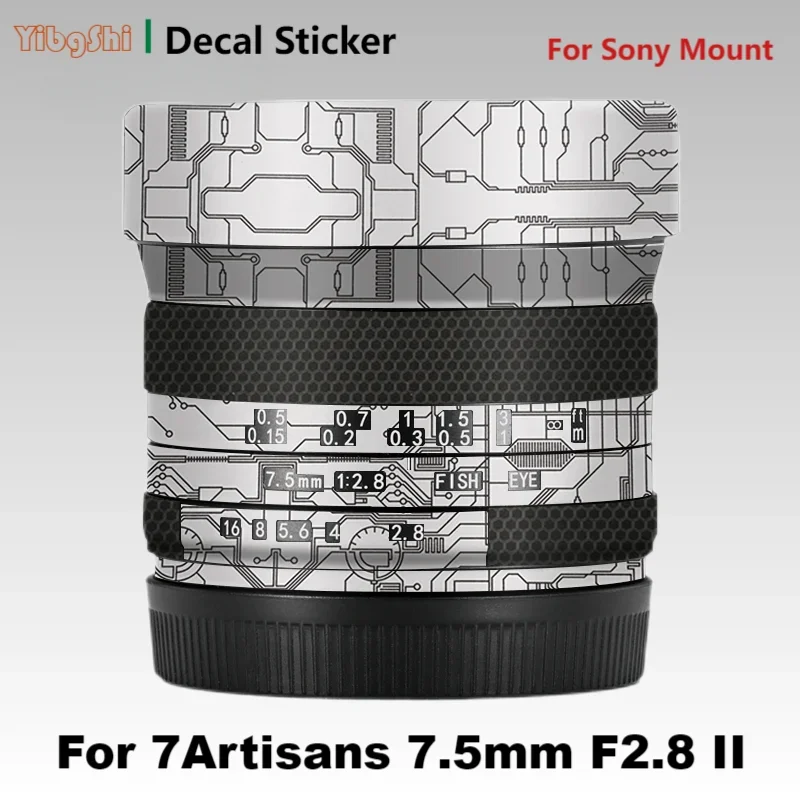 For 7Artisans 7.5mm F2.8 II For Sony Mount Lens Sticker Protective Skin Decal Vinyl Wrap Film Anti-Scratch Protector Coat
For 7Artisans 7.5mm F2.8 II For Sony Mount Lens Sticker Protective Skin Decal Vinyl Wrap Film Anti-Scratch Protector Coat