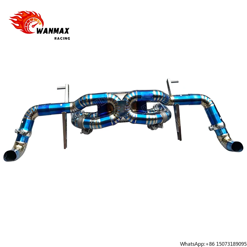Sport Valvetronic Single Outlet Titanium Exhaust System for R8 V10 Plus 5.2L 2020+
Sport Valvetronic Single Outlet Titanium Exhaust System for R8 V10 Plus 5.2L 2020+
