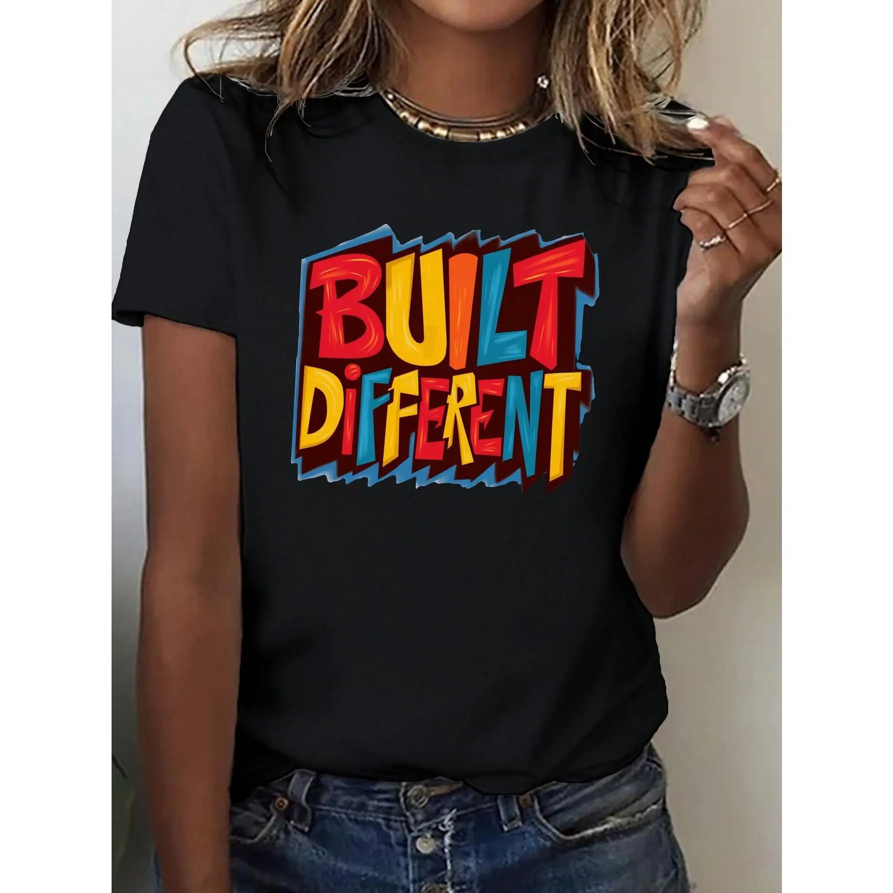 Built Different T-shirt for Women Men Y2K Trendy Graffiti Graphic Tee Streetwear Slogan Top Rebel Aesthetic Gift
Built Different T-shirt for Women Men Y2K Trendy Graffiti Graphic Tee Streetwear Slogan Top Rebel Aesthetic Gift