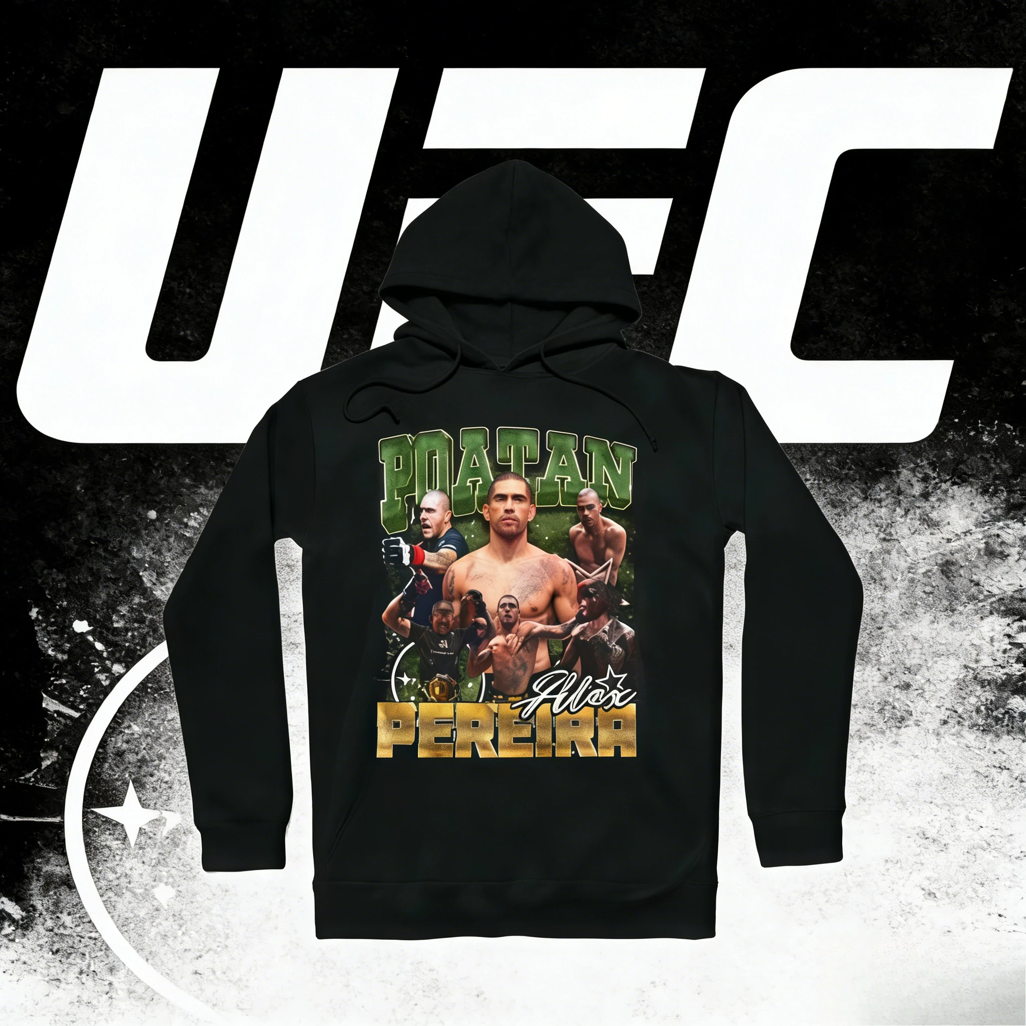 UFC Alex Pereira 2026, осень/зима, чистый хлопок, 100% дышащая повседневная спортивная одежда с капюшоном, подходит для мужчин и женщин
UFC Alex Pereira 2026, осень/зима, чистый хлопок, 100% дышащая повседневная спортивная одежда с капюшоном, подходит для мужчин и женщин