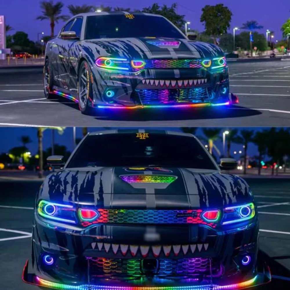 For Dodge Charger 2015-2023 Flow Series LED DRL Boards, Front & Rear Bumper Side Marker Turn Signal Lights,68214404AA, 68214405A
For Dodge Charger 2015-2023 Flow Series LED DRL Boards, Front & Rear Bumper Side Marker Turn Signal Lights,68214404AA, 68214405A