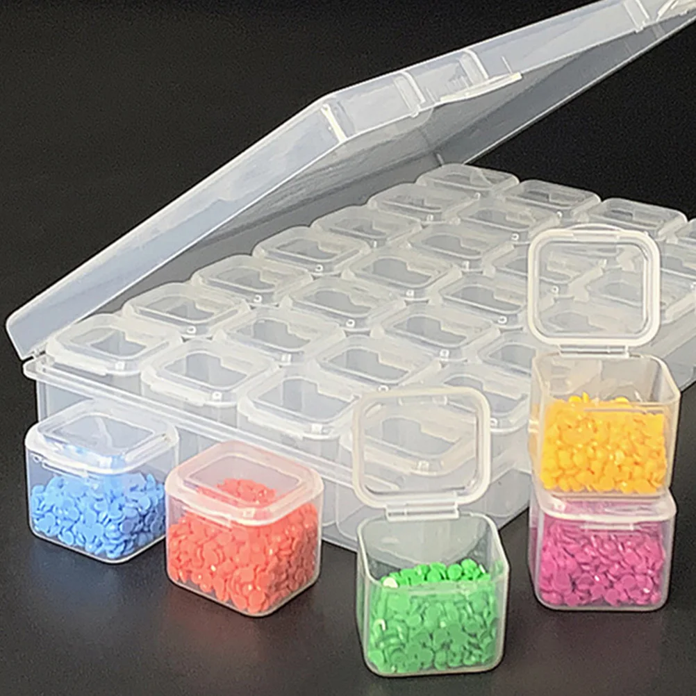 28 grid Box Transparent Mini Beads Jewelry Buttons ganizer Compartment Beads ganizers Case Multi grid Bead Container Container
28 grid Box Transparent Mini Beads Jewelry Buttons ganizer Compartment Beads ganizers Case Multi grid Bead Container Container