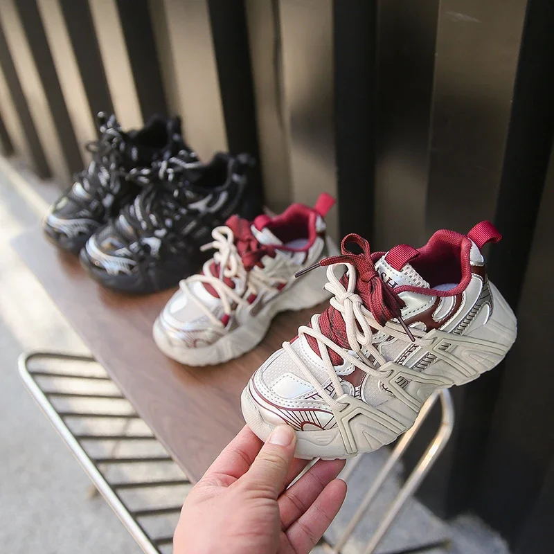 Children Basketball Shoes Chunky Kids Casual Sneakers New Spring Autumn Boys Girls Running Sports Shoes Fashion School Versatile
Children Basketball Shoes Chunky Kids Casual Sneakers New Spring Autumn Boys Girls Running Sports Shoes Fashion School Versatile