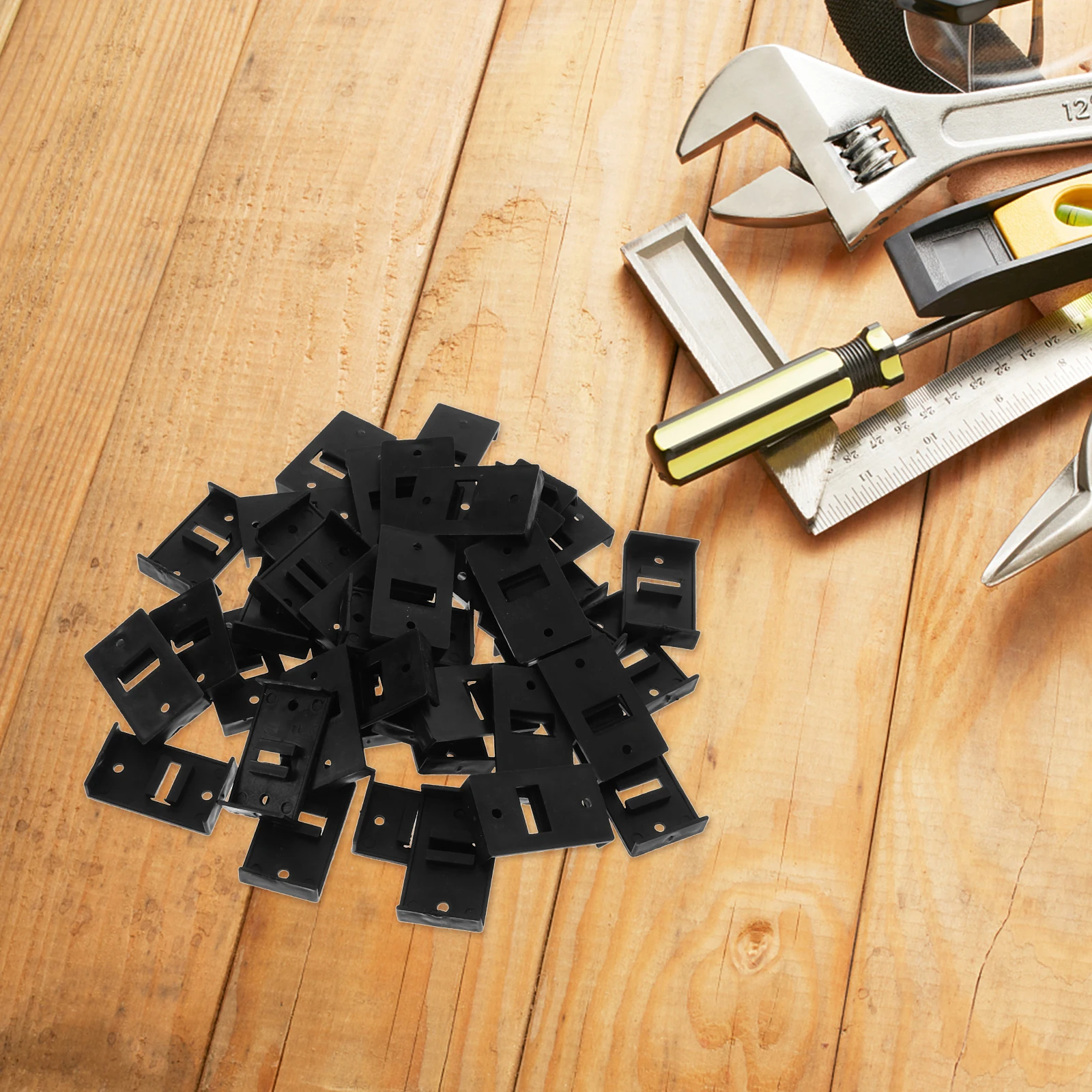 50Pcs Cabinet Kickboard Buckle Heavy Duty Plastic Furniture Leveler for Floor Protection Residential Commercial Use Plinth
50Pcs Cabinet Kickboard Buckle Heavy Duty Plastic Furniture Leveler for Floor Protection Residential Commercial Use Plinth