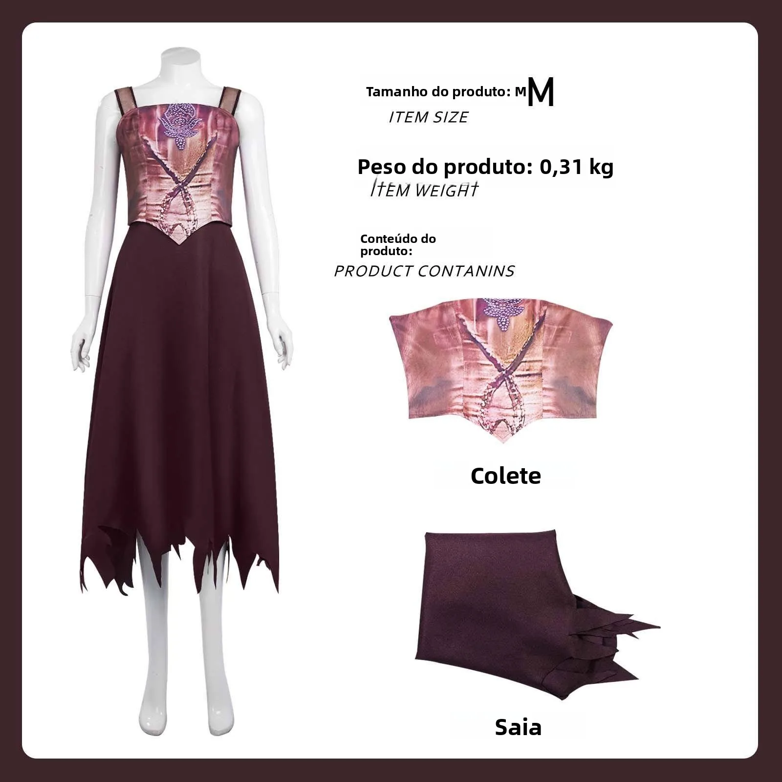 Princess Elodie Damsel from Dragon Girl Movie Cosplay Costume Halloween Women's Traditional Ethnic Stage Performance Clothing
Princess Elodie Damsel from Dragon Girl Movie Cosplay Costume Halloween Women's Traditional Ethnic Stage Performance Clothing