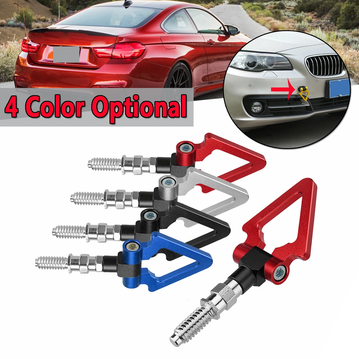 Универсальный буксирный крюк для автомобиля, универсальный, подходит для большинства европейских автомобилей, BMW, Mercedes-Benz, Audi, кольцо для прицепа, фаркоп
Универсальный буксирный крюк для автомобиля, универсальный, подходит для большинства европейских автомобилей, BMW, Mercedes-Benz, Audi, кольцо для прицепа, фаркоп